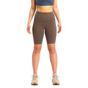 NWT Reebok Lux High Rise Bike Short in Brown
